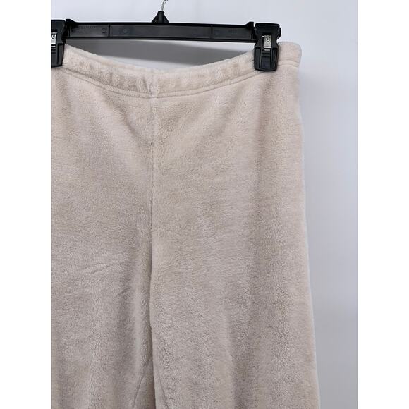 LOVE HIP Women's Light Pink Fleece Sherpa Lined Pull-On Wide-Leg Pant SZ M-L - Picture 5 of 10